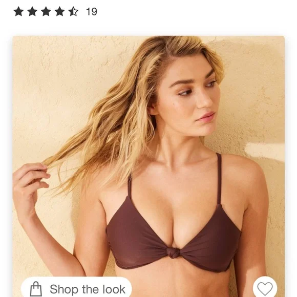 Wild Fable Brown Bikini Top - Picture 1 of 5